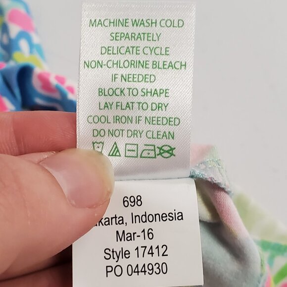 Lilly Pulitzer Womens 50 UPF Sophie Dress Size XS Multicolor Preppy Beach Spring - Picture 6 of 10